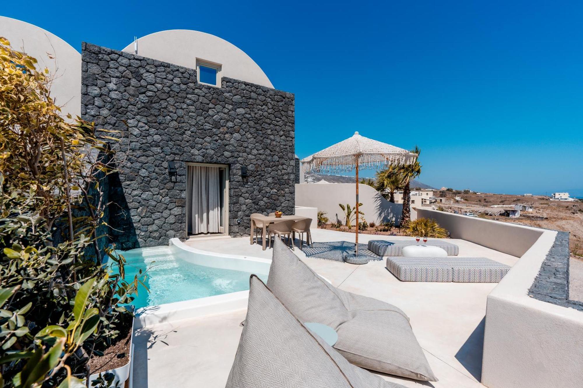 Halo Santorini - Living Experience Villa คาร์เทราดอส ภายนอก รูปภาพ